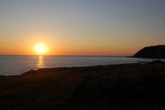 Sonnenuntergang in Kloster