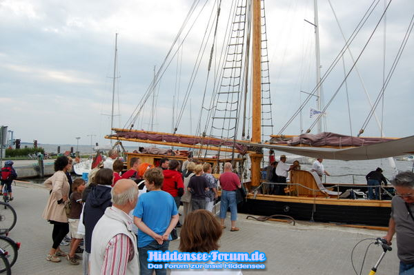 Seebühne auf dem Piratenschiff in Vitte