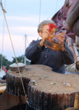 Seebühne auf dem Piratenschiff in Vitte