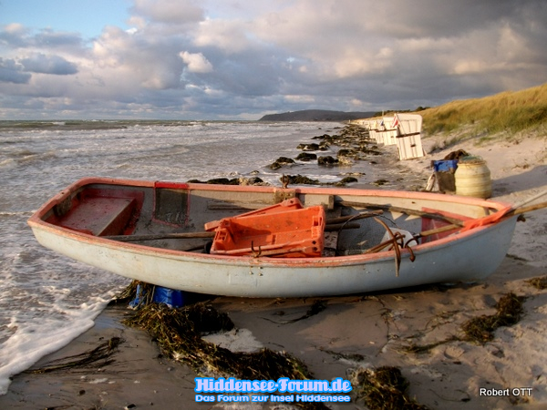 Sturm auf der Insel Hiddensee