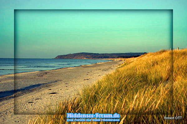 Strand im Herbst