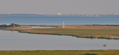 Blick bis nach Stralsund zur Rügenbrücke...