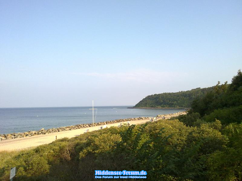 Strand in Kloster mit Blick zur Hucke