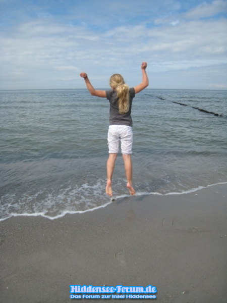 Jessy am Strand lo