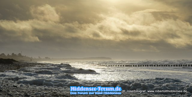 Hiddensee im Wind
