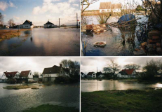 Flut in Neuendorf ca 1990