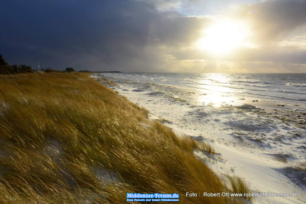 Strand im Winter